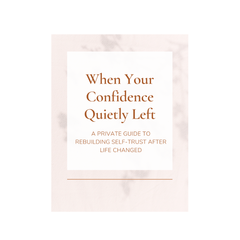 When Confidence Quietly Left